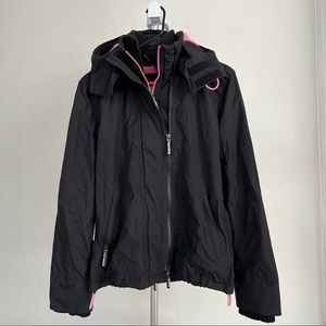 SUPERDRY Windcheater Jacker Pink Fleece Lining